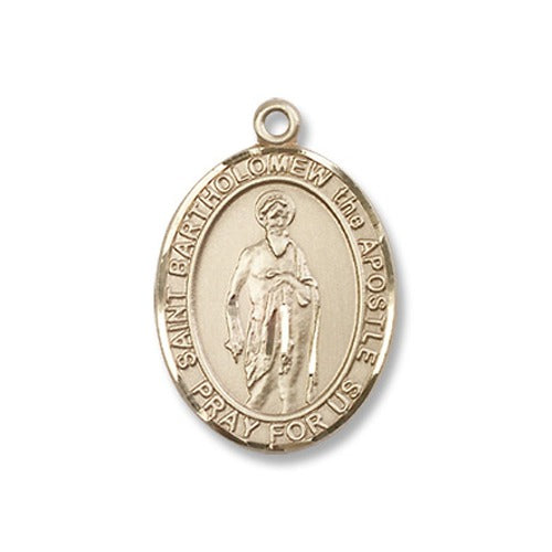 Sterling Silver St. Bartholomew the Apostle Pendant w/ Chain