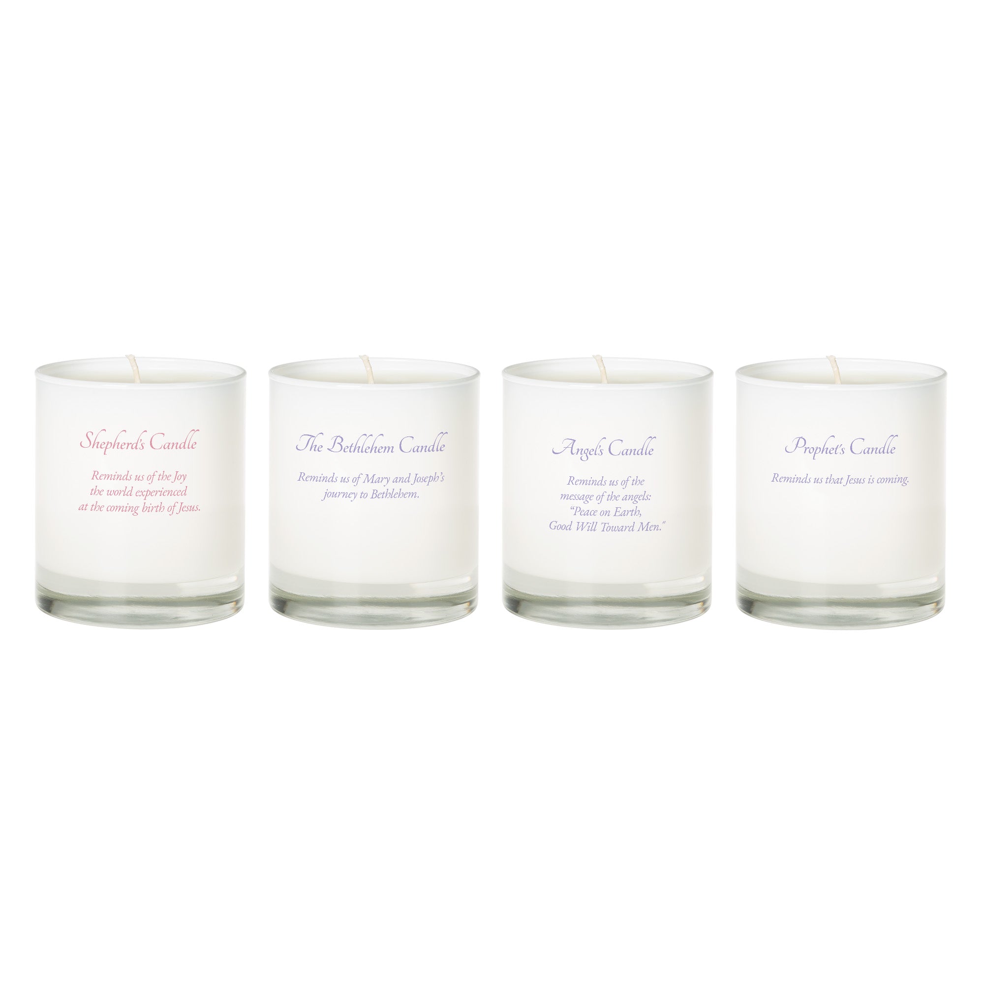 Advent Candles - Set of 4