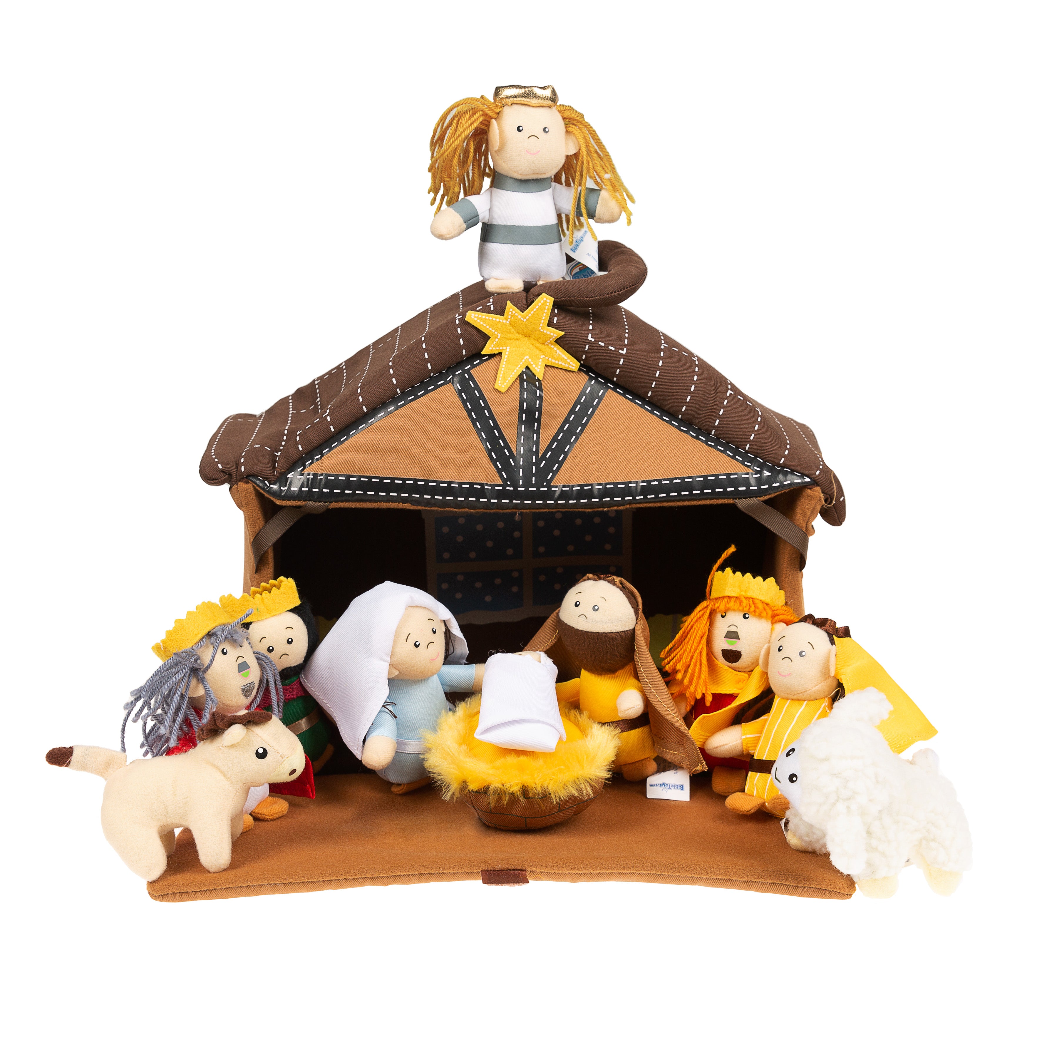 Children's Plush Nativity Play Set - 11 Pieces