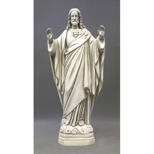 Sacred Heart of Jesus Blessing Statue - 26"