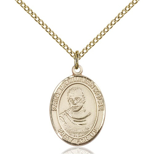 14kt Gold Filled St. Maximilian Kolbe Pendant