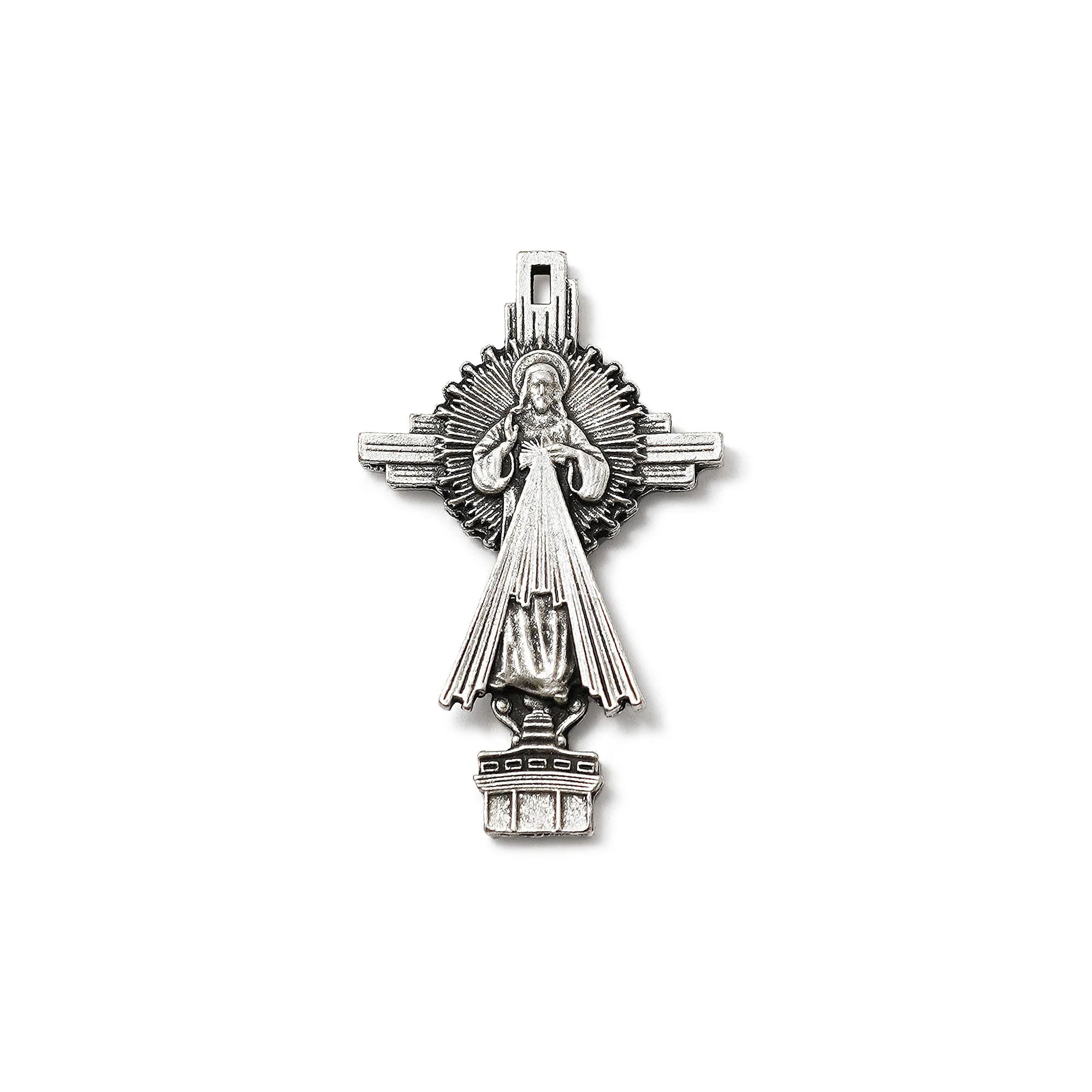 Ghirelli Blue Bohemian Glass St. Carlo Acutis Rosary