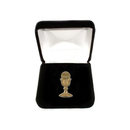 Gold First Communion Chalice Pin
