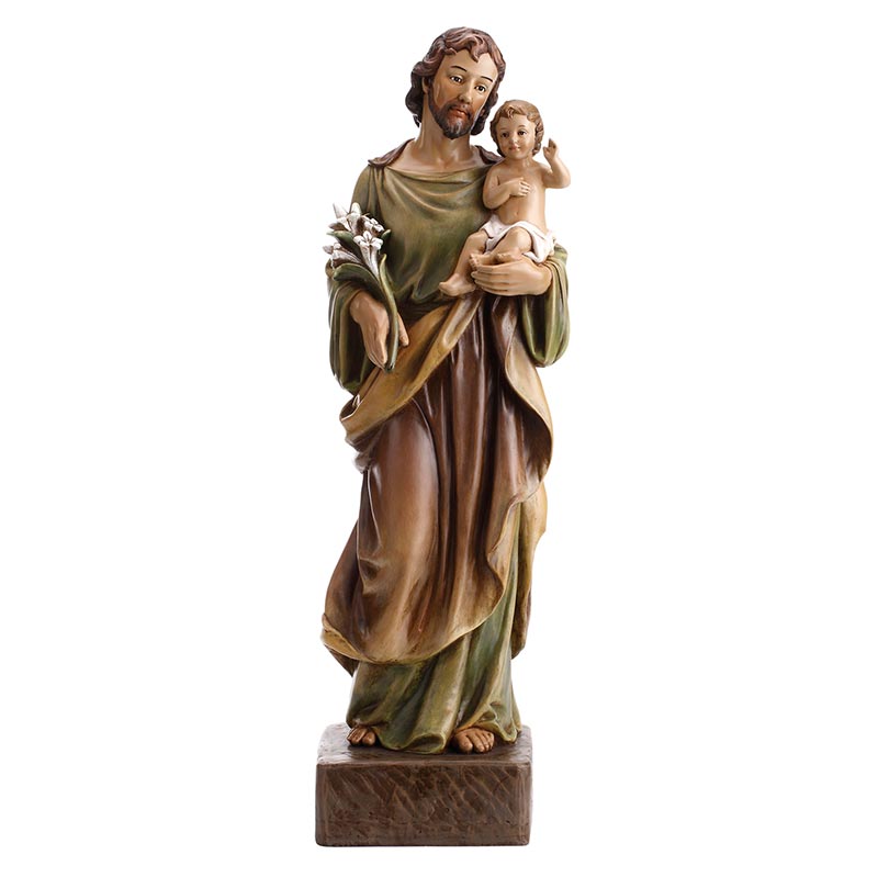 St. Joseph & Child Jesus Statue - 22"