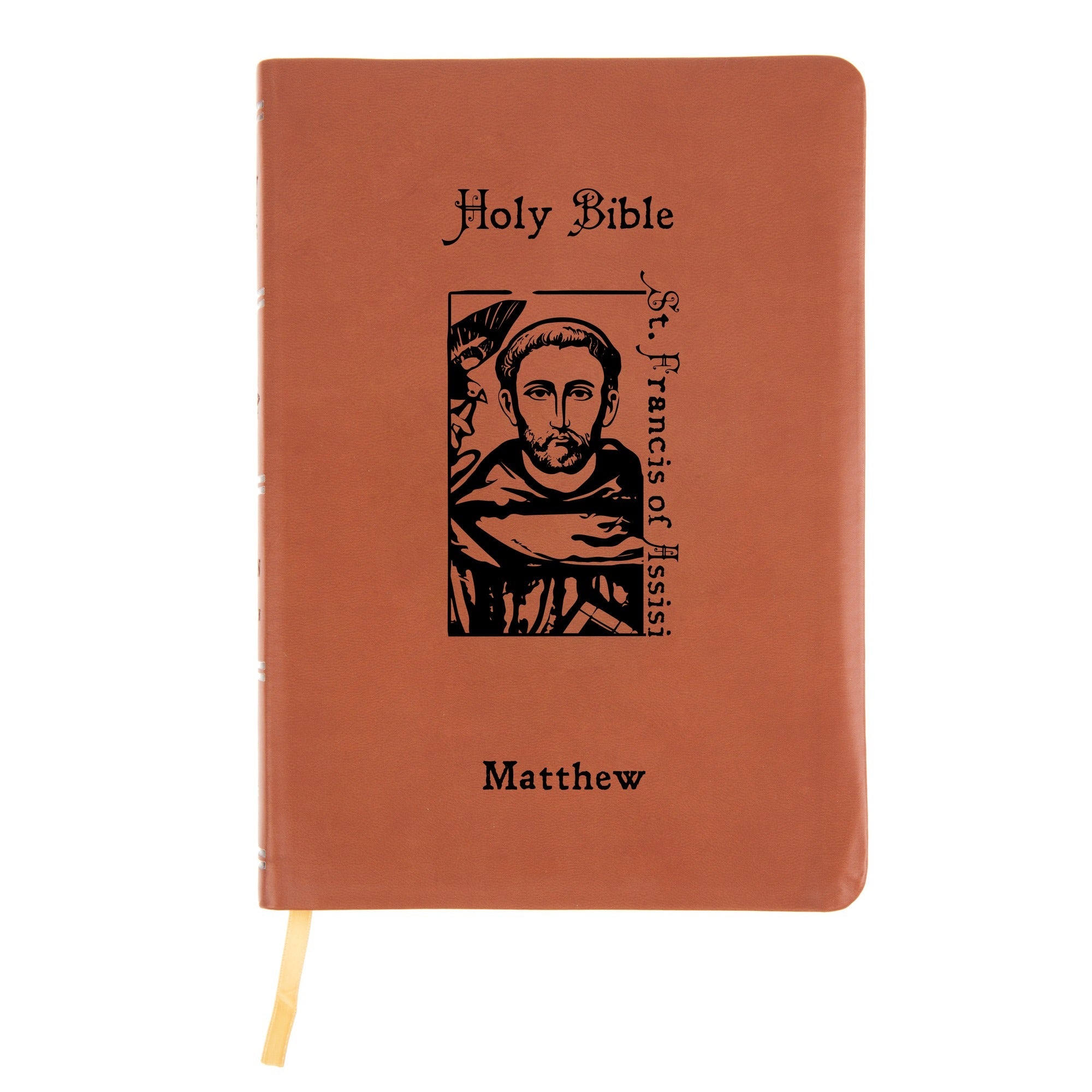 Personalized St. Francis Assisi Bible