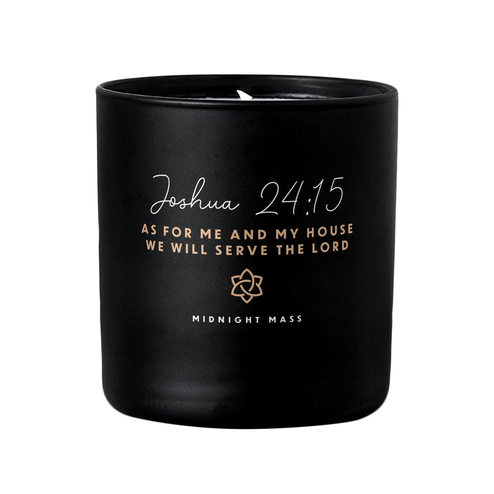 Joshua 24:15 Black Candle