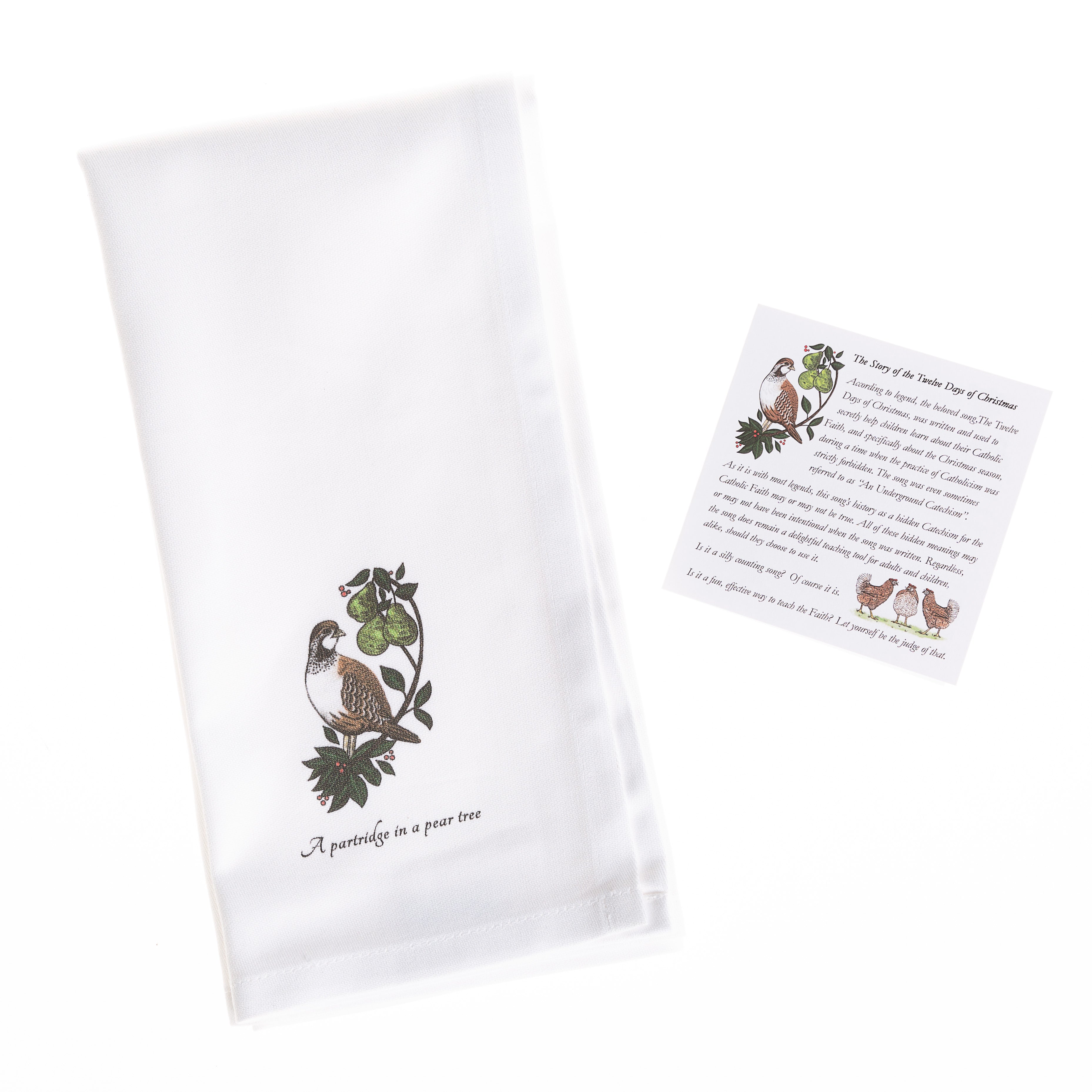 12 Days of Christmas Napkins