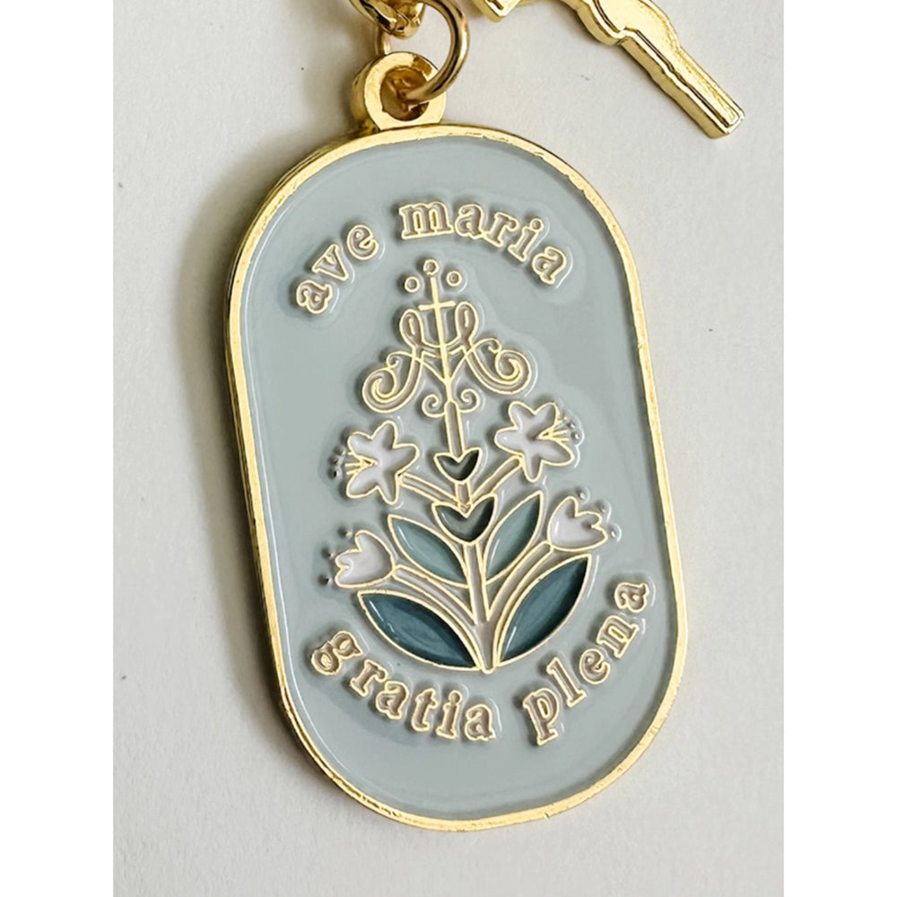 Ave Maria Keychain