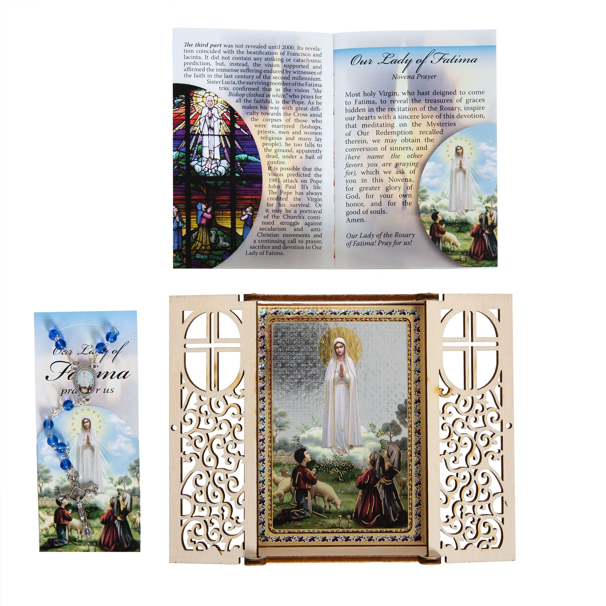 Mini Table Shrine - Our Lady of Fatima