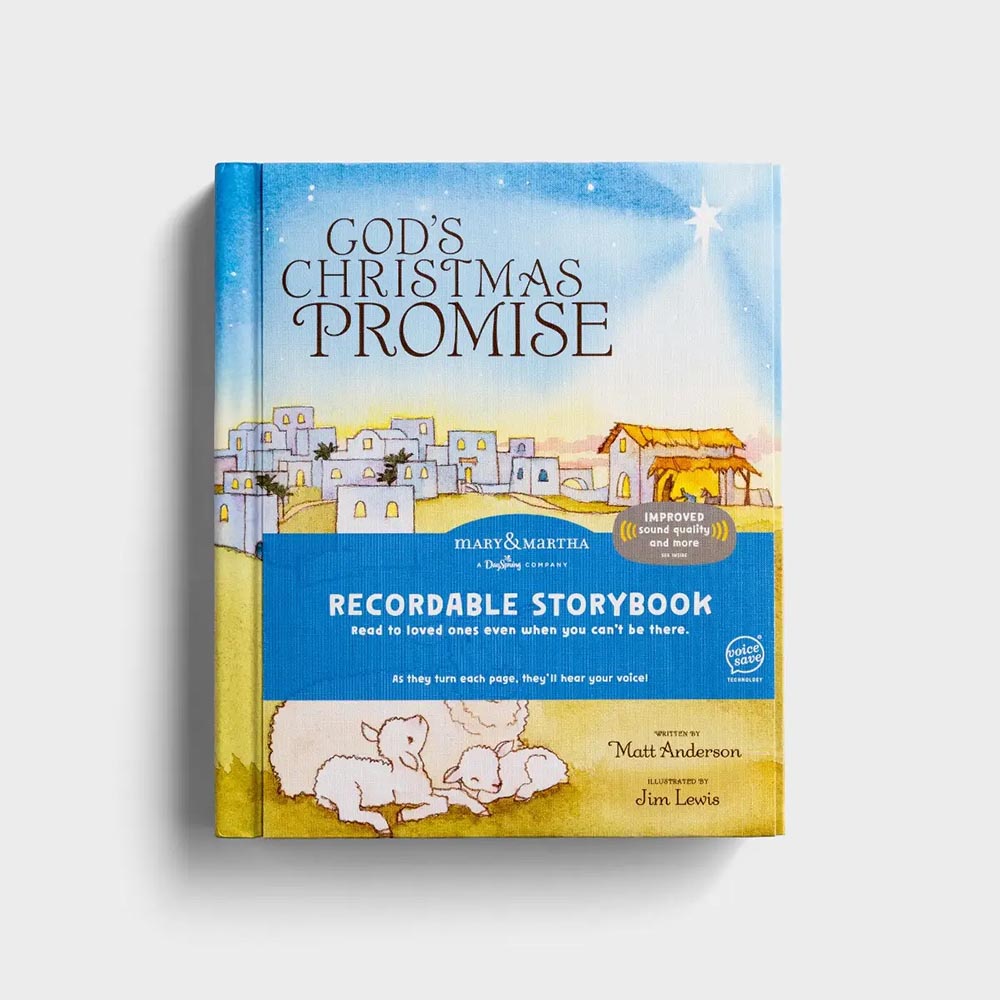 God's Christmas Promise Recordable Story Book