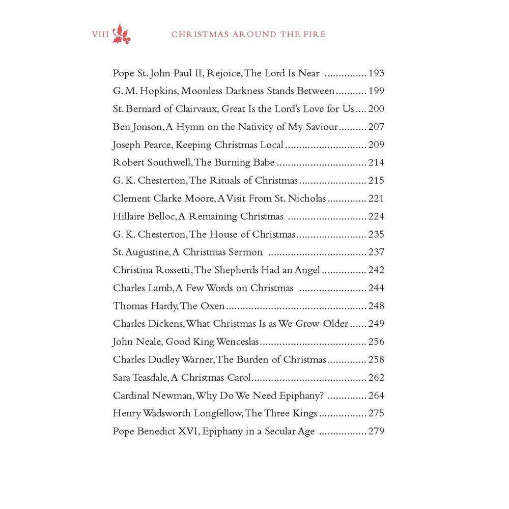 Christmas Around The Fire: Stories, Essays, and Poems For The Season Of Christ's Birth