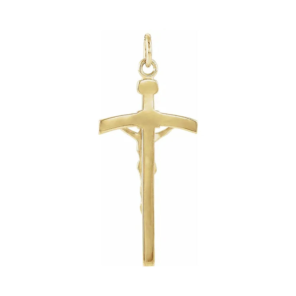 14kt Yellow Pendant Crucifix in Solid Gold