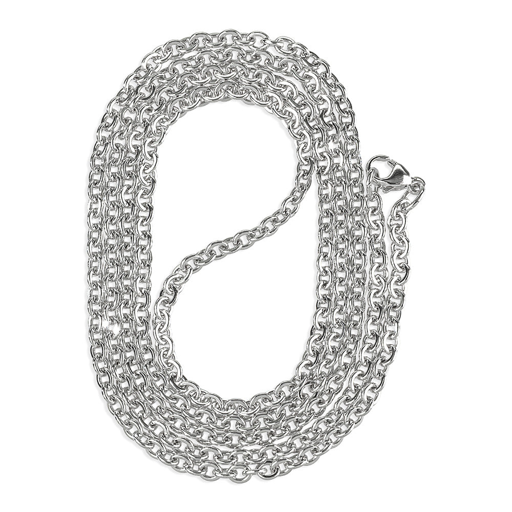 2.5 Millimeter Sterling Silver Cable Chain - 24"