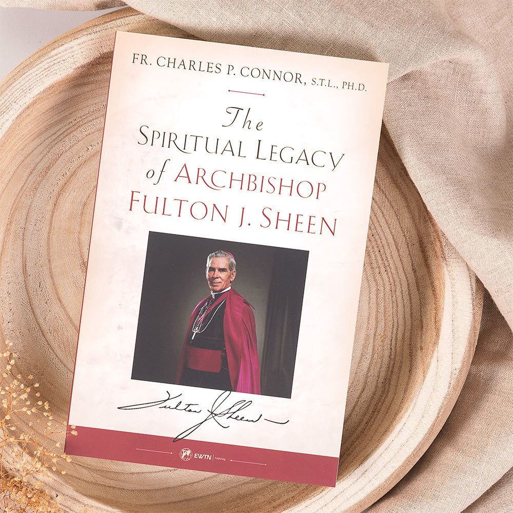 The Spiritual Legacy of Archbishop Fulton J. Sheen Book & World Mission Rosary & Cross Box Gift Set