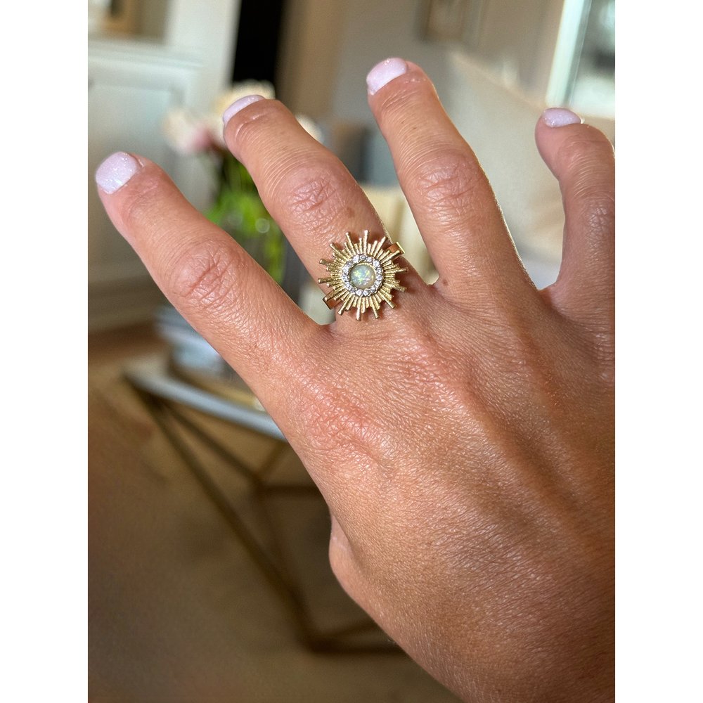 Gold His Eternal Love Eucharist Ring