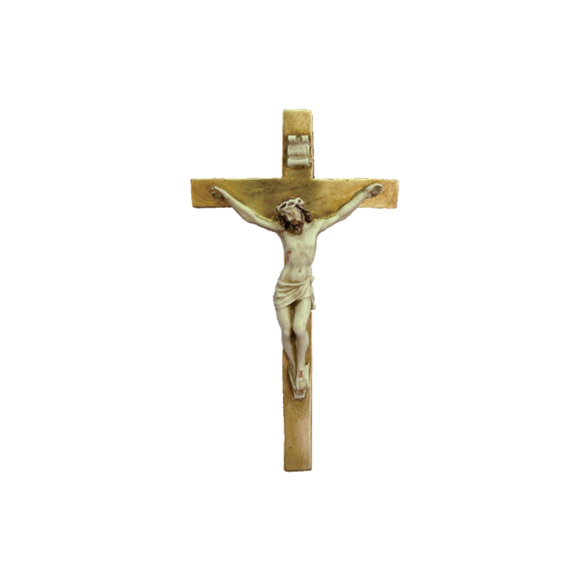 Crucifix Gold Leaf Alabaster