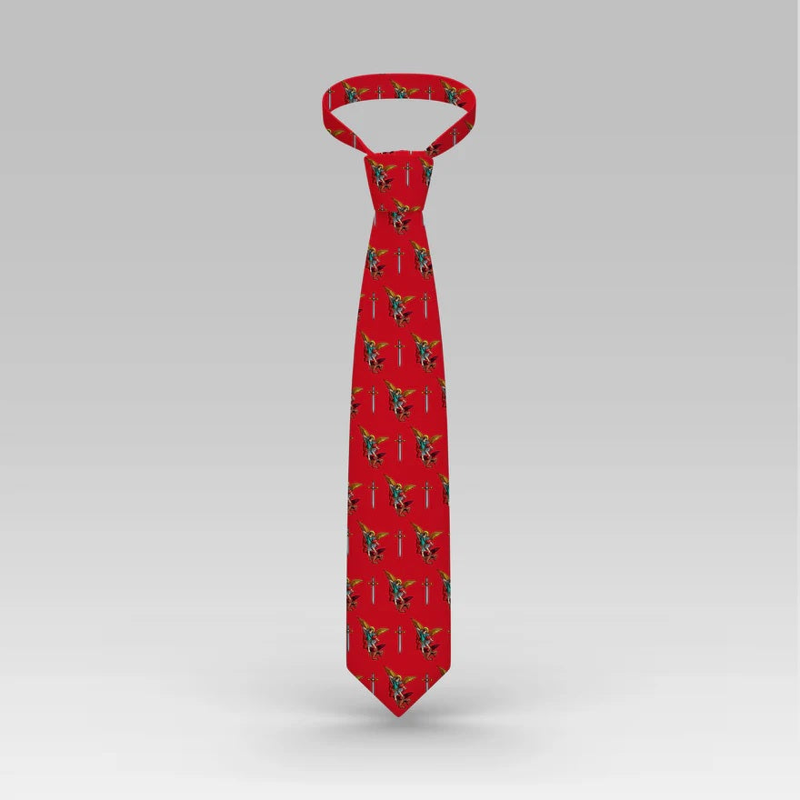 Red St. Michael Necktie