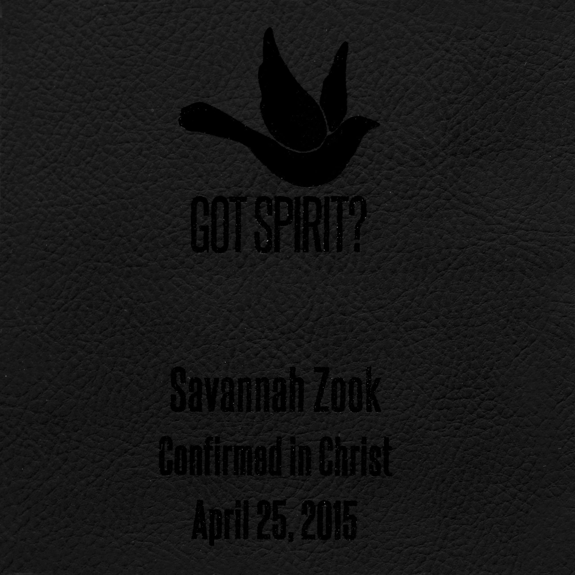 Personalized Holy Spirit Confirmation Bible