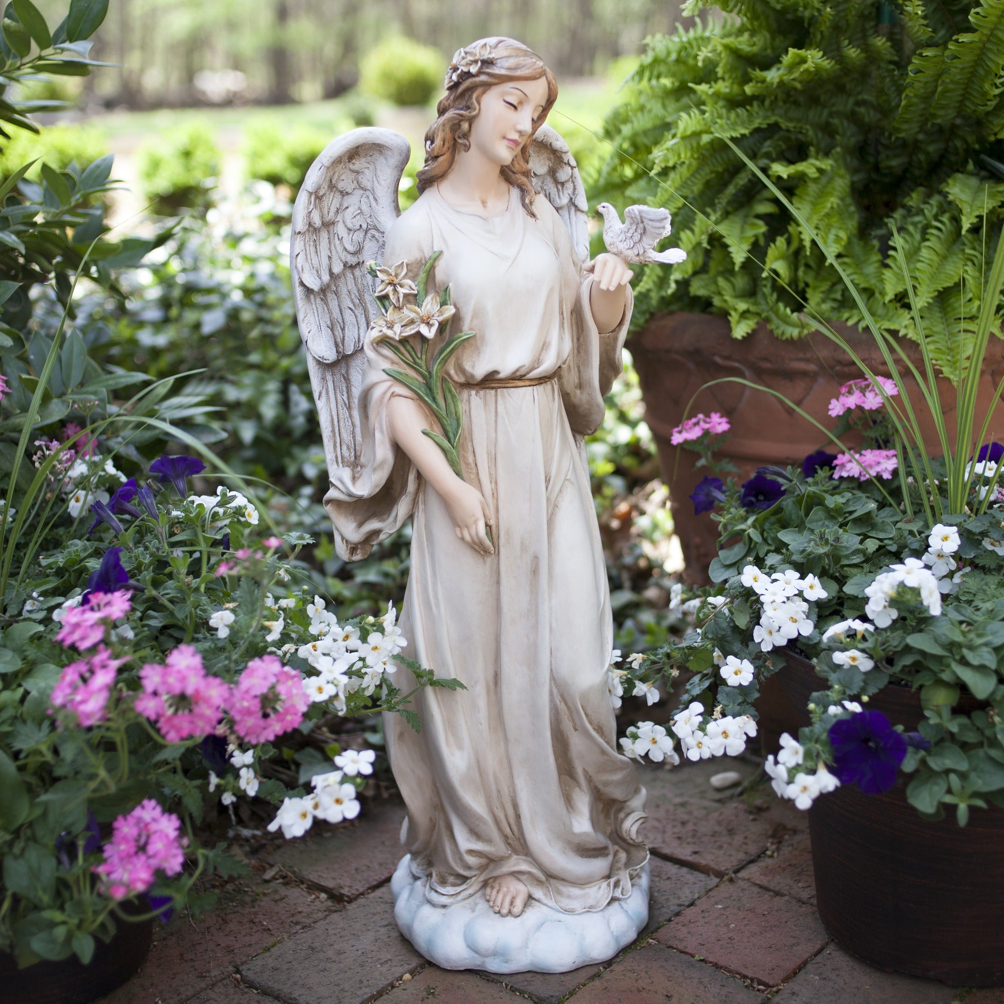 Heavenly Garden Angel, 24.5 inch