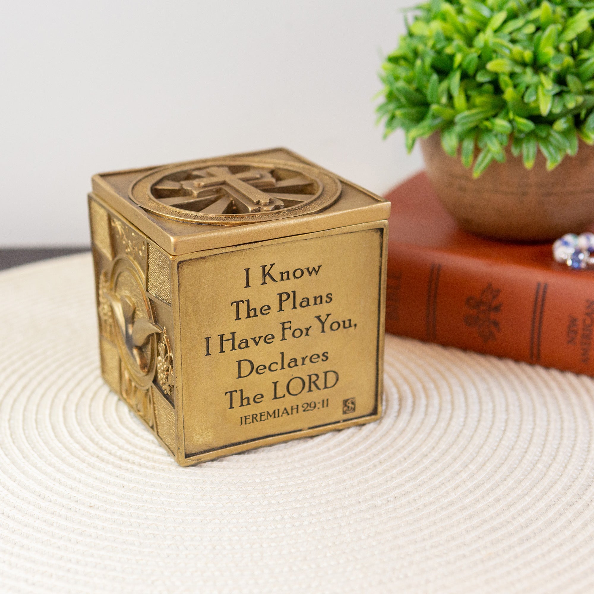 Golden Sacraments Keepsake Box