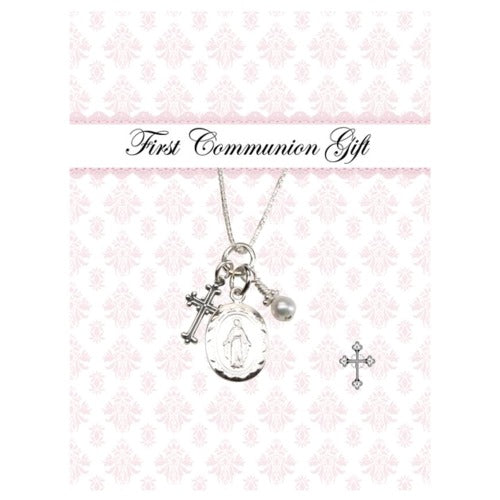 SS Miraculous Medal Pendants Necklace