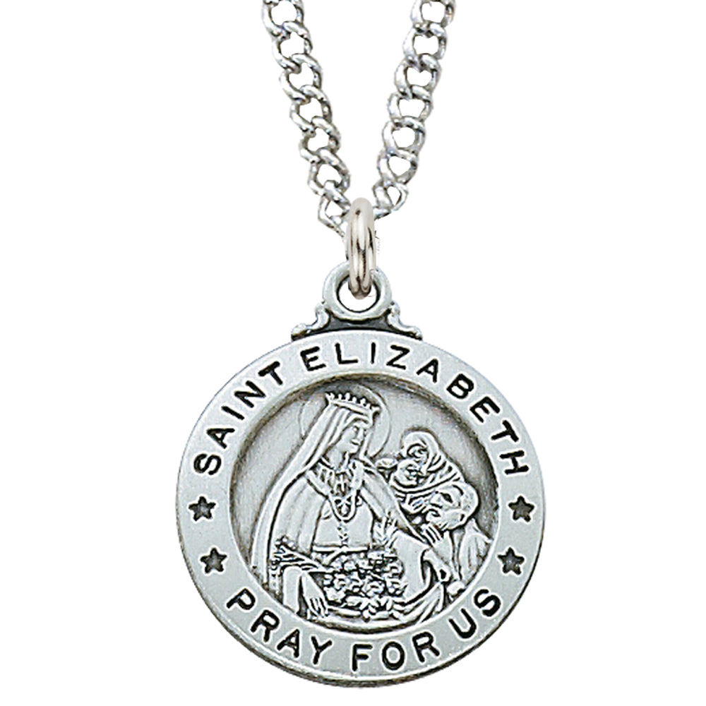 St. Elizabeth Patron Saint Medal<!elizmedal>