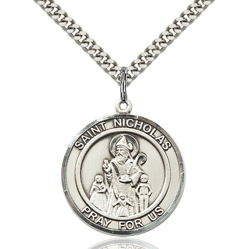 Sterling Silver St. Nicholas Pendant