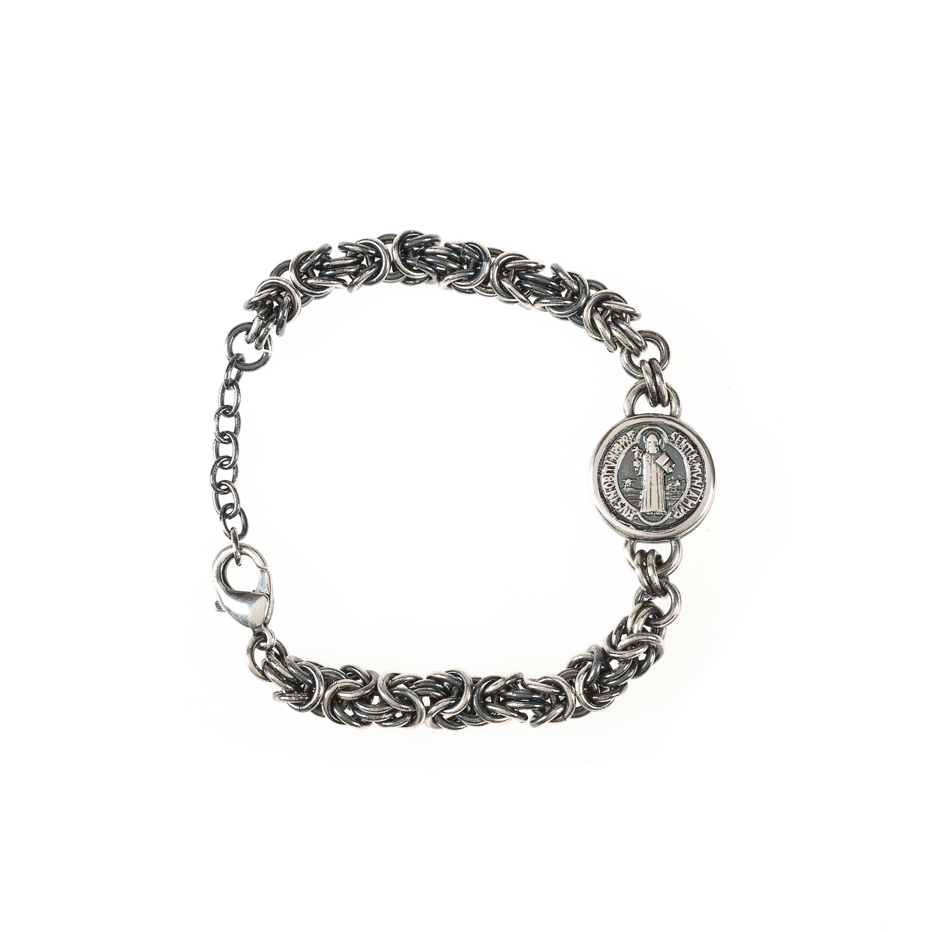Byzantine St. Benedict Medal Bracelet