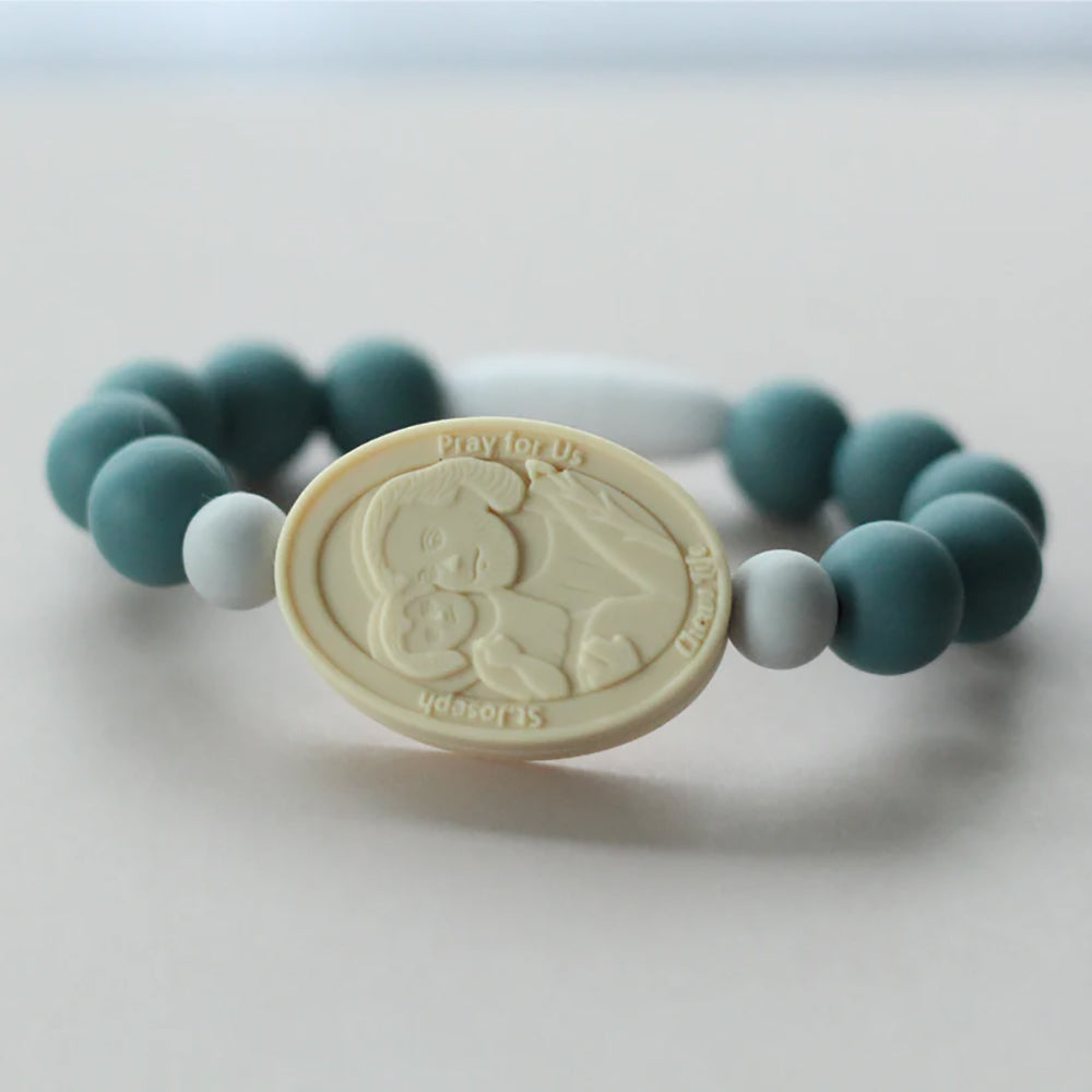 Chews Life Children's St. Joseph & St. Michael Bracelet