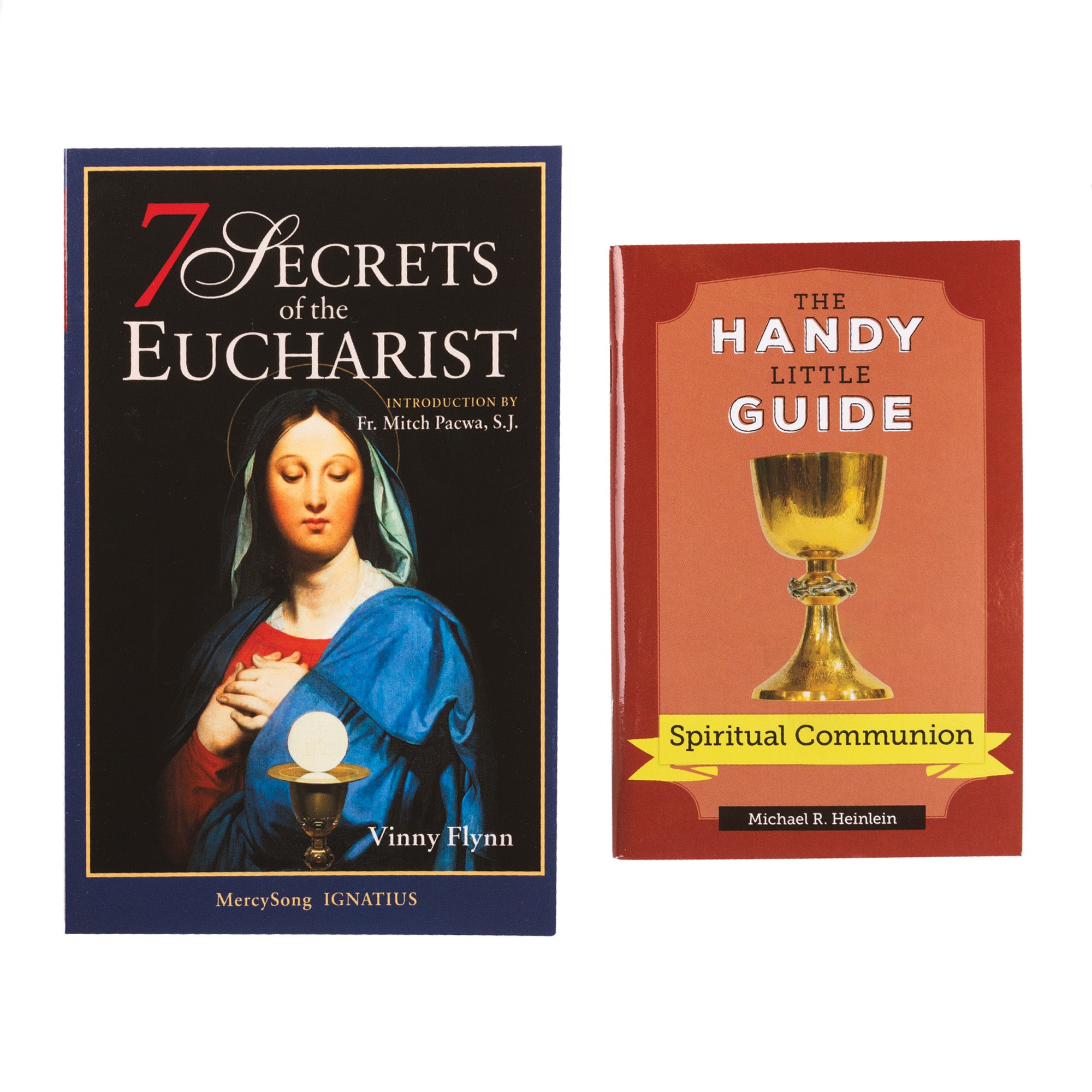 7 Secrets of the Eucharist & The Handy Little Guide to Spiritual Communion (2 Book Set)