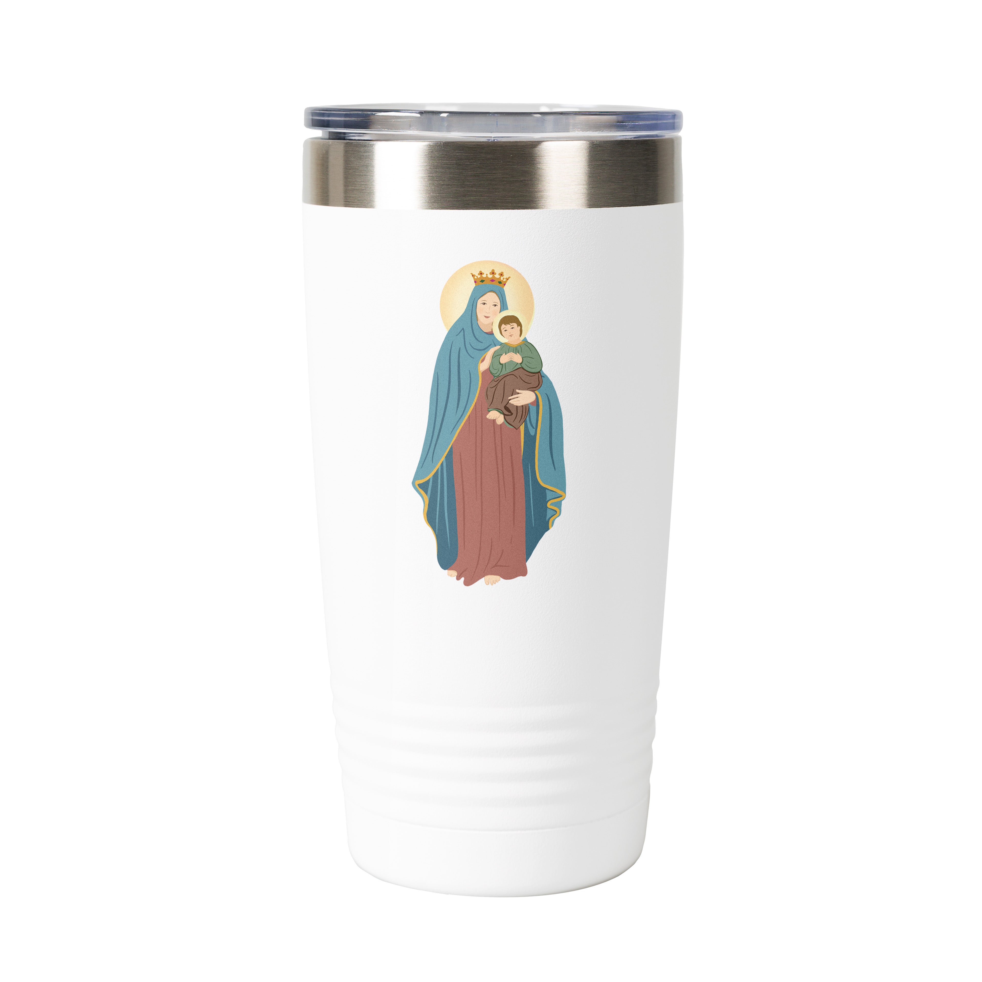 Our Lady of Perpetual Help Personalized 20 oz. White Tumbler