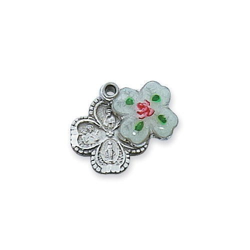 Sterling Silver Cloisonne 4-way Pendant - 2600345