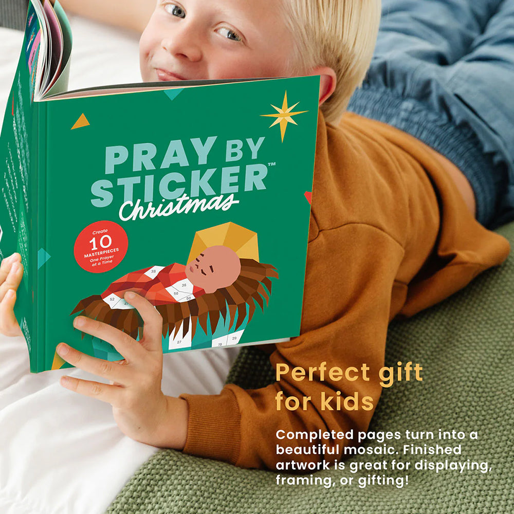 Pray by Sticker: Christmas Sticker Book