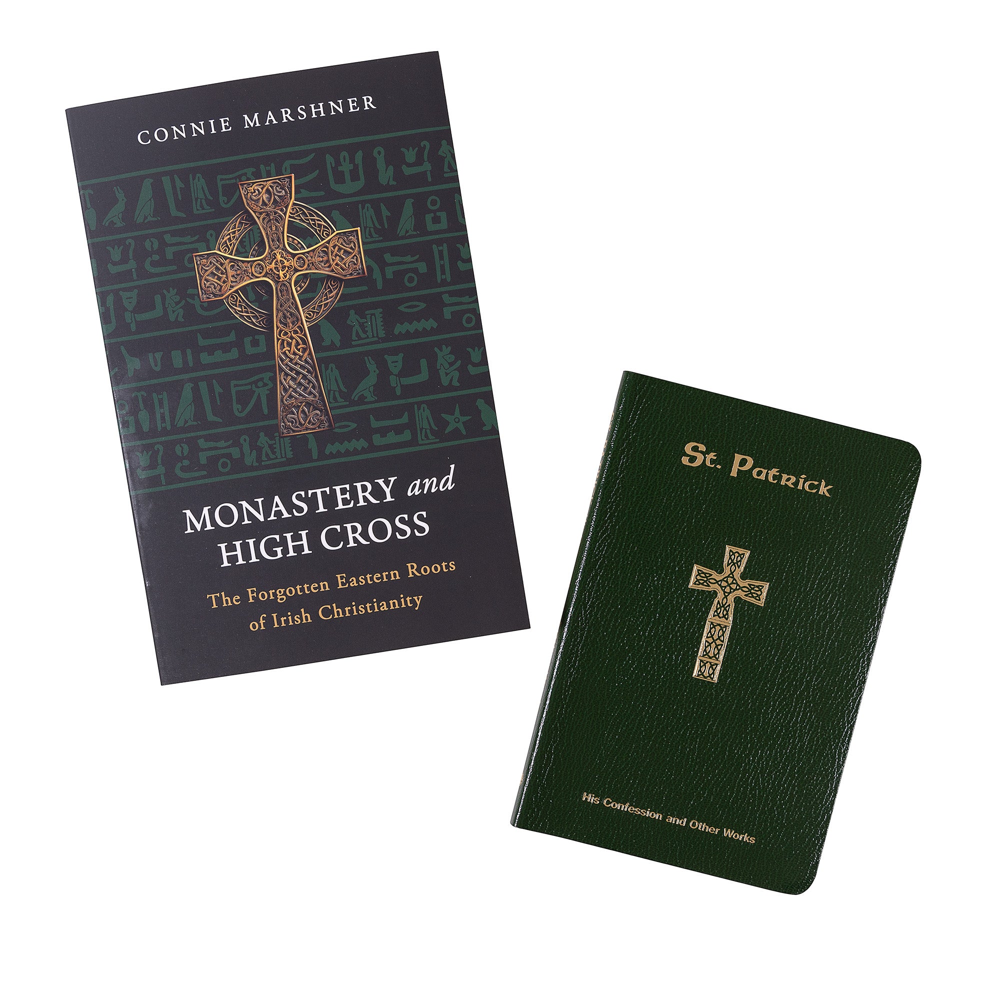 Monastery and High Cross: The Forgotten Eastern Roots of Irish Christianity & St. Patrick Prayer Book (2 Book Set)