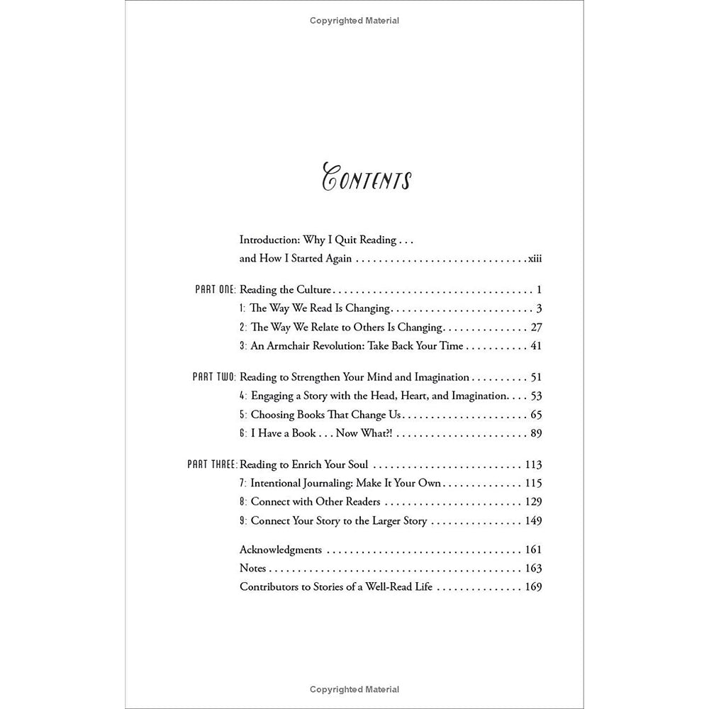 The Well-Read Life: Nourish Your Soul through Deep Reading and Intentional Friendship