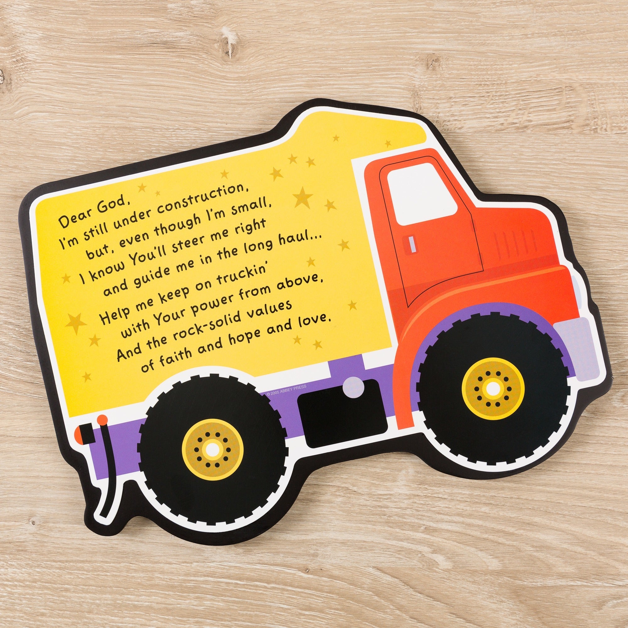 Under Construction Truck Plaque