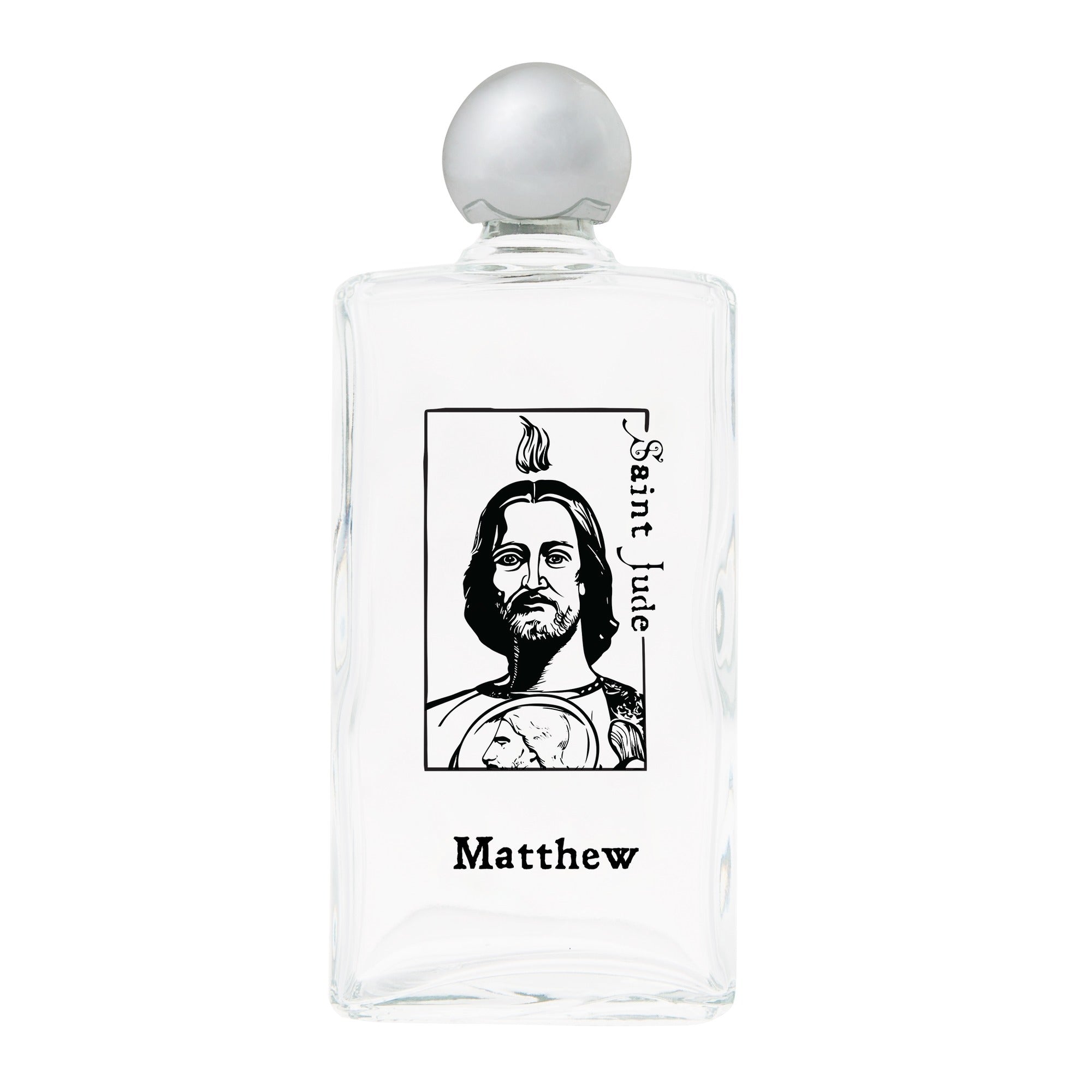 Personalized St. Jude Holy Water Bottle