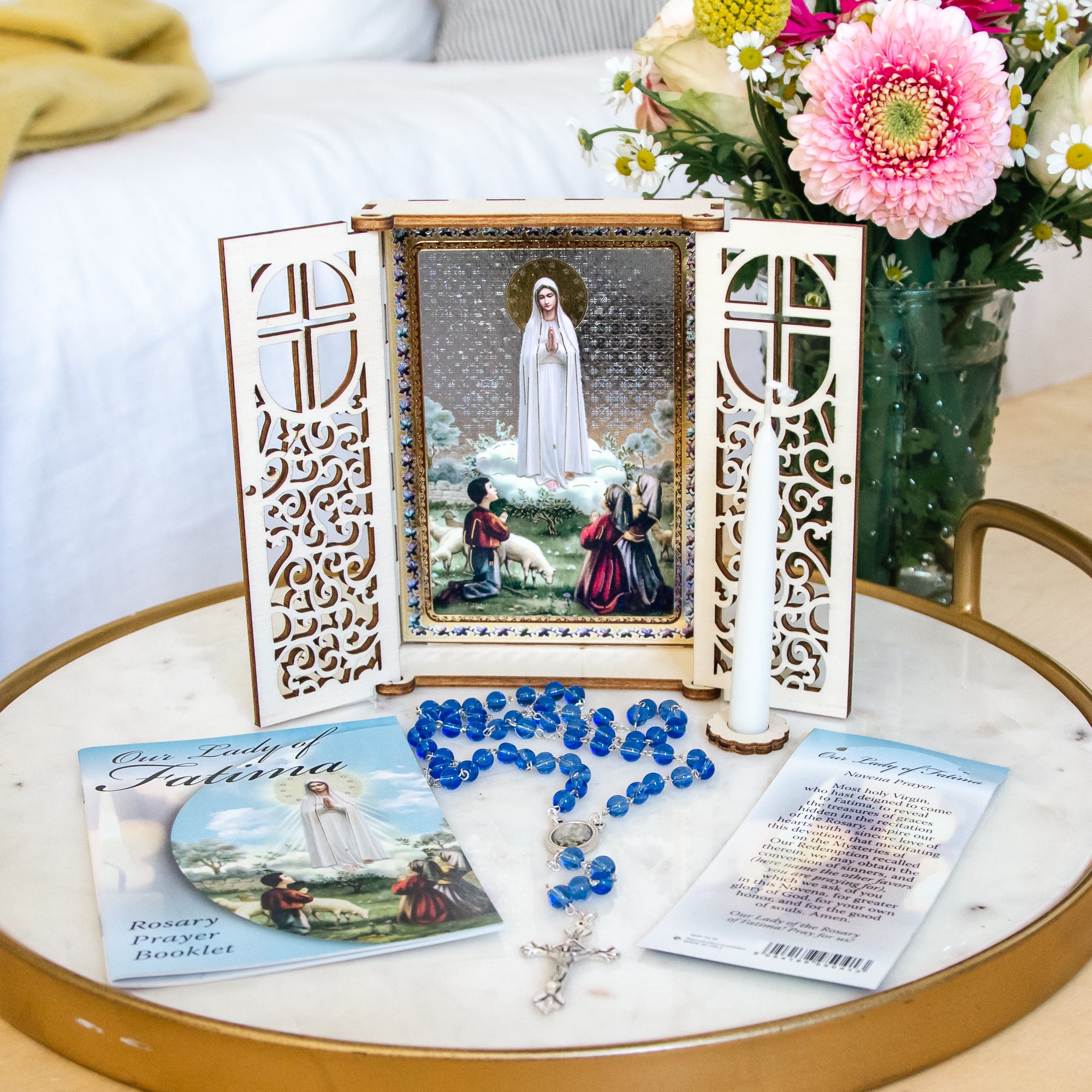 Mini Table Shrine - Our Lady of Fatima