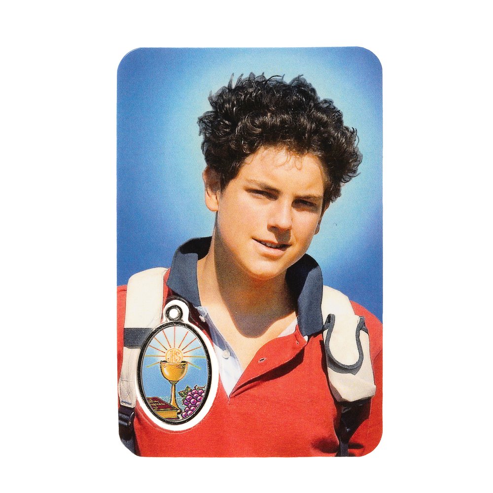 Blessed Carlo Acutis Laminated Prayer Card