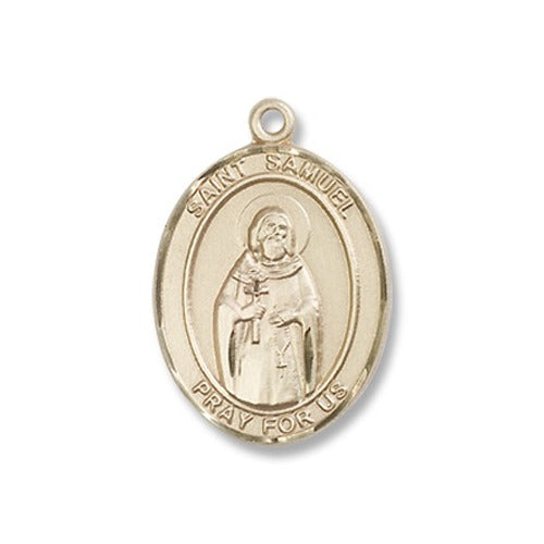 14kt Gold Filled St. Samuel Pendant w/ Chain