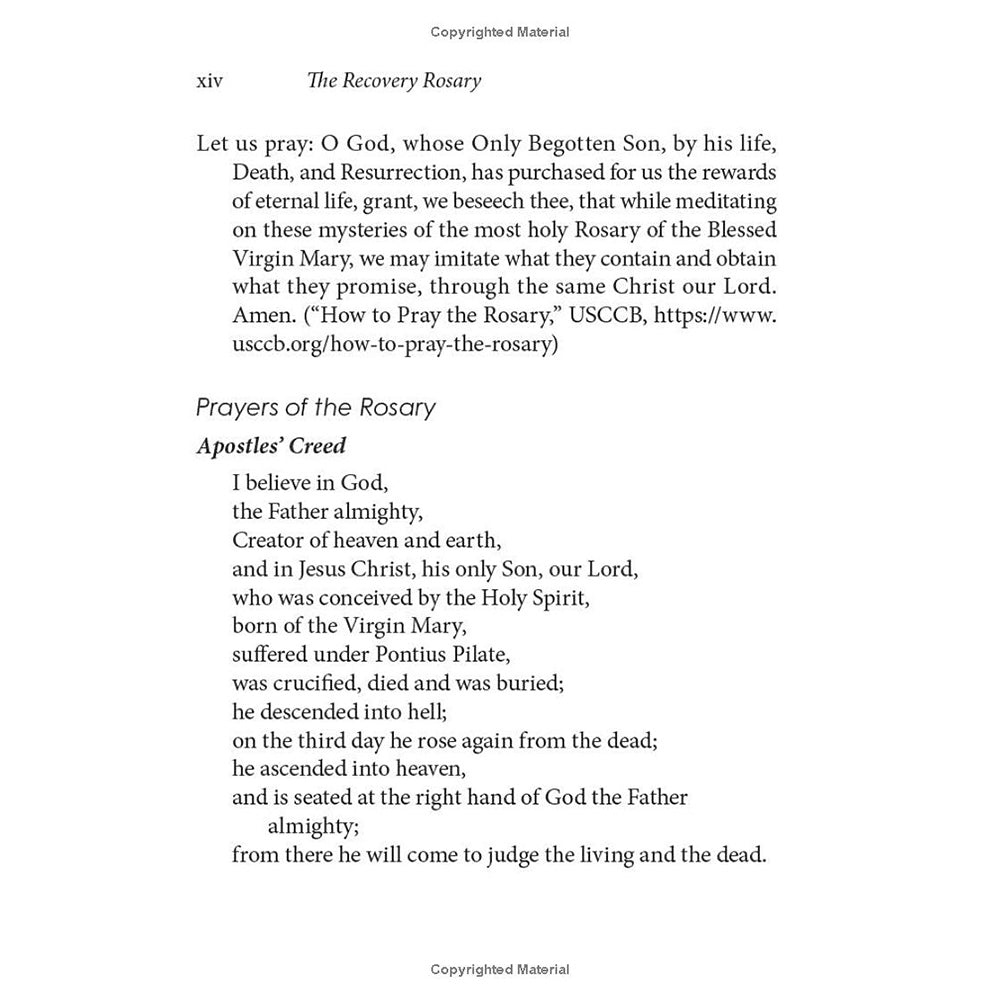 The Recovery Rosary: Meditations for Those Impacted by Addiction, Compulsions, and Unhealthy Attachments