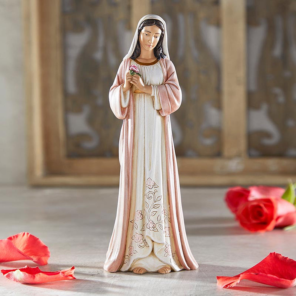 Madonna of the Roses Statue - 8.25"