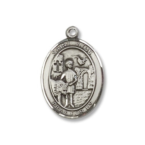 Sterling Silver St. Vitus Pendant w/ Chain