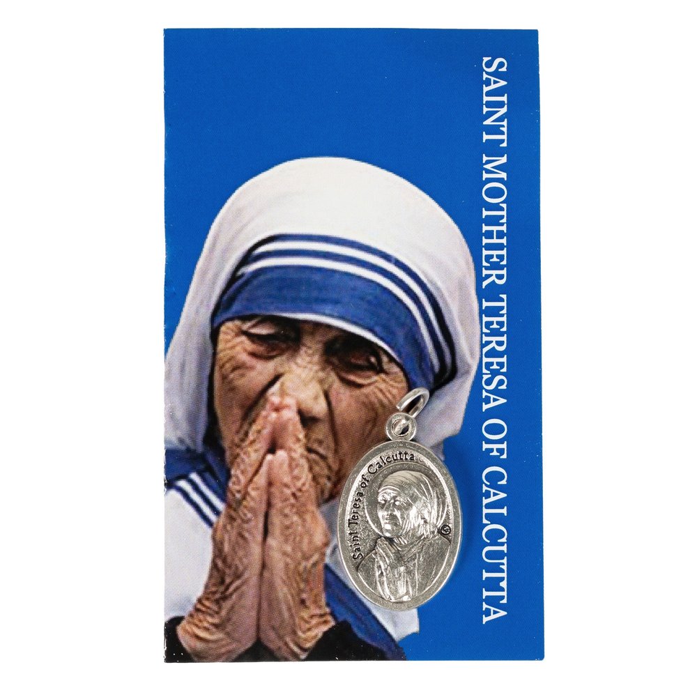 St. Mother Teresa Medal and Prayer Card