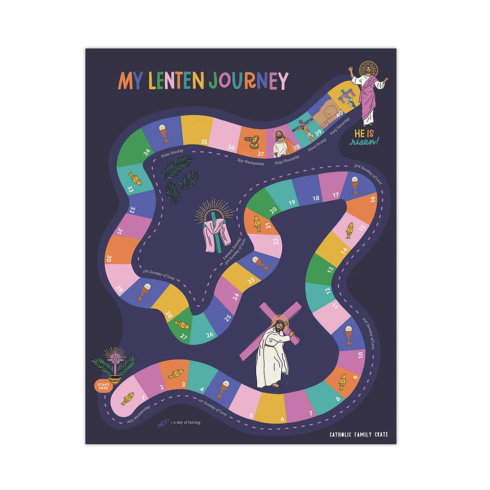 My Lenten Journey Interactive Lent Sticker Calendar
