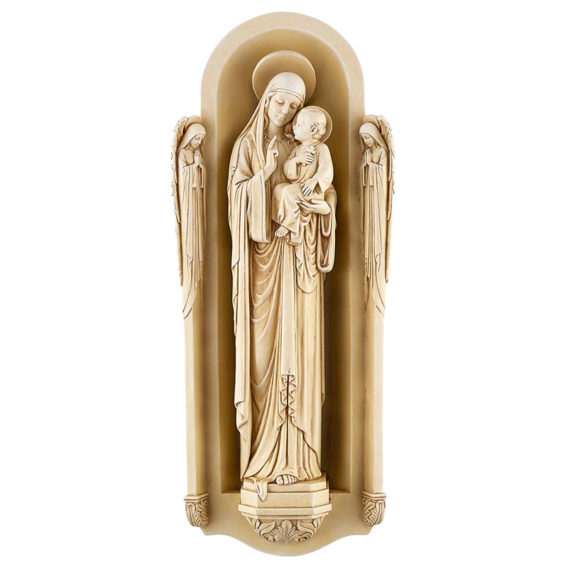 San Benedetto Madonna Garden Plaque - 17.5"