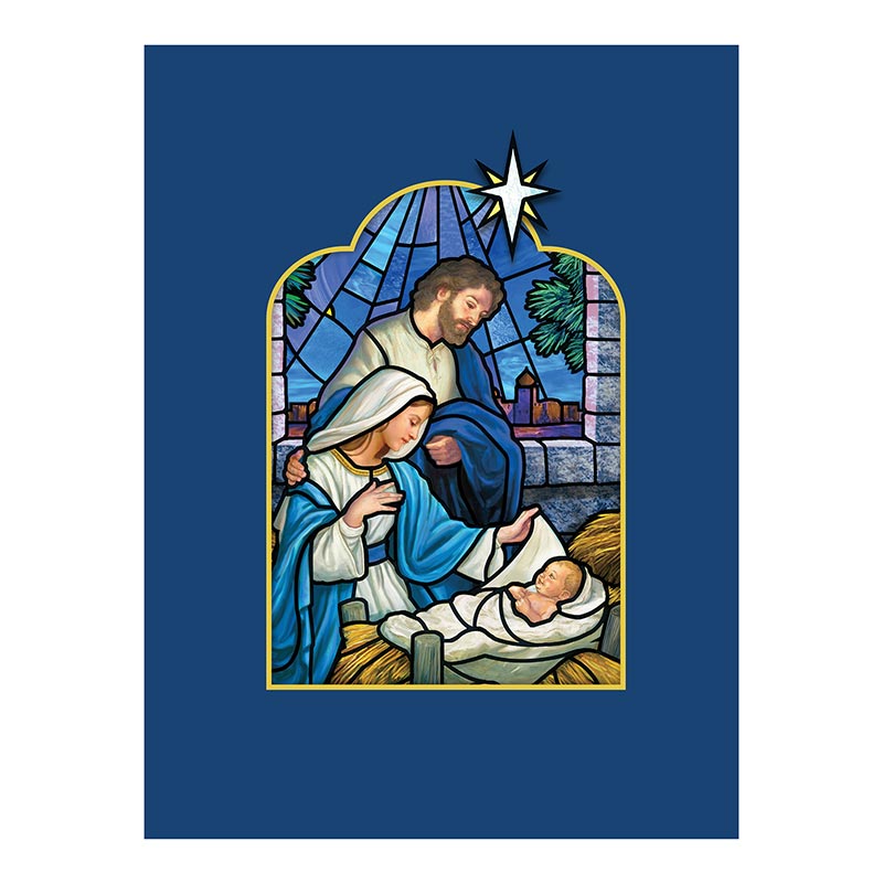 Holy Family Pop-Up Christmas Card with Envelope
