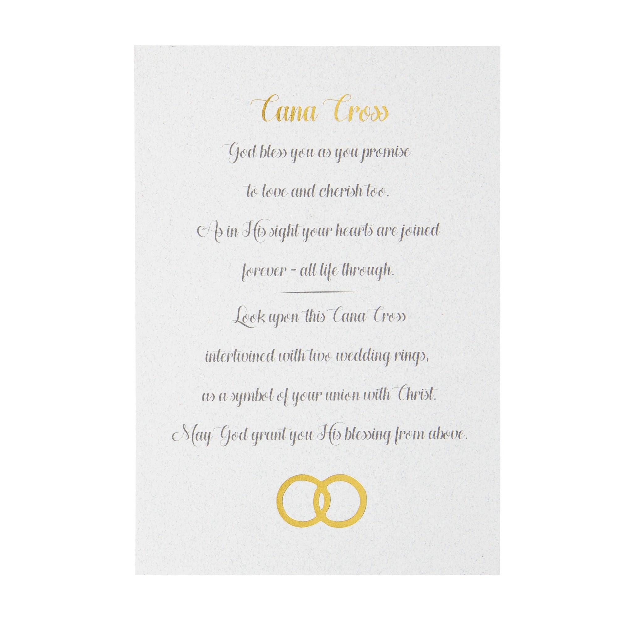 Gold Wedding Rings Cross