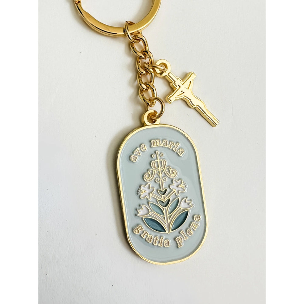 Ave Maria Keychain