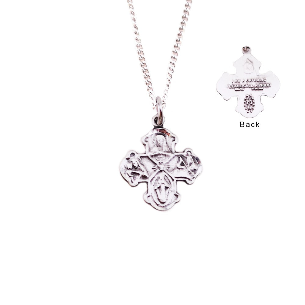 Children's Four-Way Medal - Sterling Silver